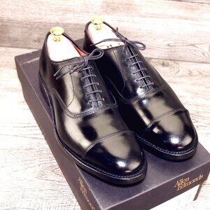 * NIB * $425 Allen Edmonds PARK AVENUE Oxford 7.5 D Black * add $15 new Trees